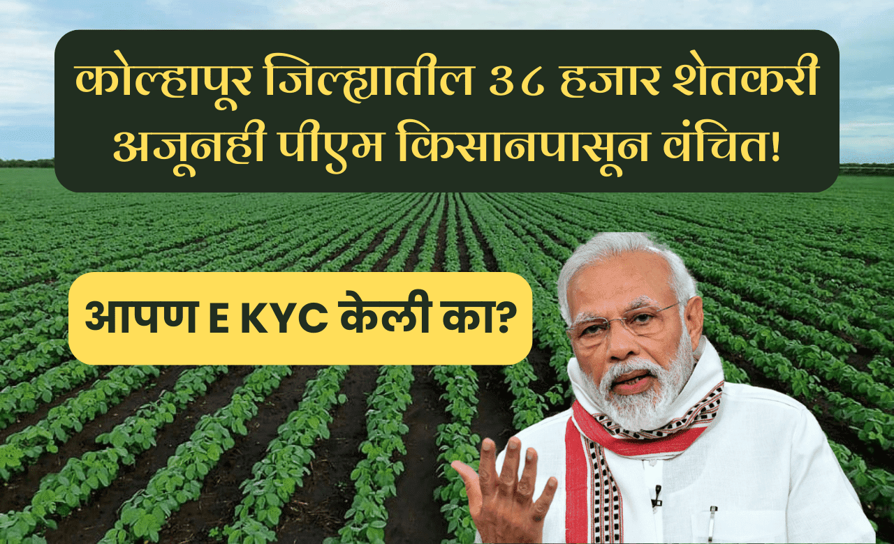 PM Kisan E Kyc : आपण E KYC केली का? कोल्हापूर जिल्ह्यातील ३८ हजार शेतकरी अजूनही पीएम किसानपासून वंचित!